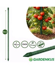Tyč oporná k zelenine vrúbkovaná o11mm/150 cm GARDENKUS