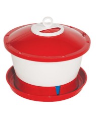 Napájačka pre hydinu 6l plavákom vedrová/klobúková/