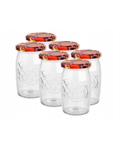 Pohár zavárací TO 66 335 ml s viečkom balenie 6ks ovocie