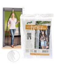 Sieť proti hmyzu magnetická, 80/90/100x21/220 cm, biela