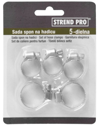 Sada upínacích spon Strend Pro HC605, 5 dielna, na hadicu