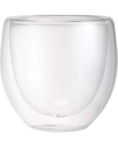 Pohár MagicHome Lungo na kávu/čaj, termo s dvojitou stenou, 170 ml, bal. 2 ks