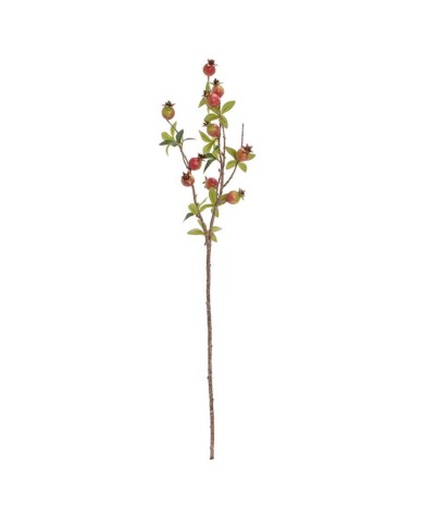Ozdoba zapichovacia konár granátové jablká 75 cm