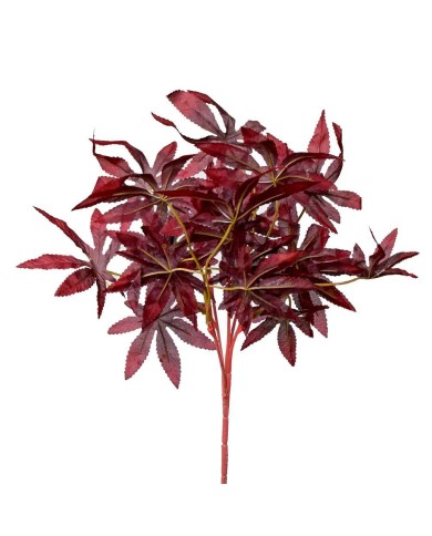 Ozdoba zapichovacia vetvička jeseň bordo 40cm