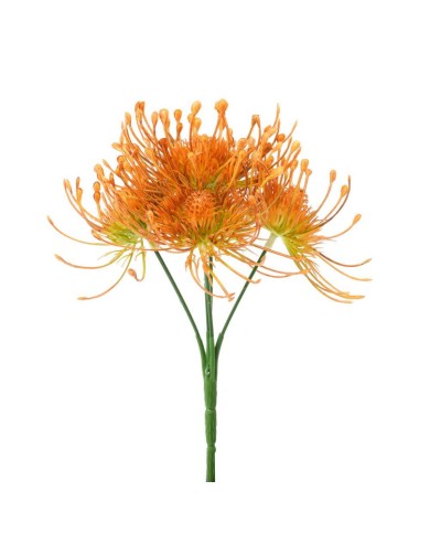 Ozdoba zapichovacia bodliak oranžová 24cm