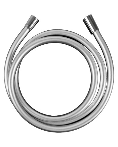 Hadica sprchová 1,5m PVC, matná strieborná