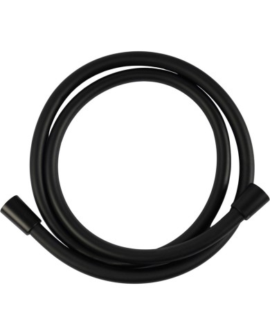 Hadica sprchová 1,5m PVC, matná čierna