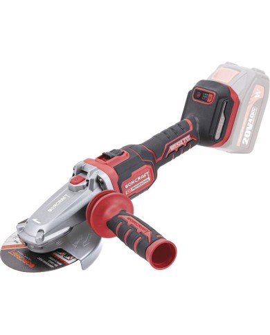 Brúska Worcraft HD Professional CAG-S20LiBF-125, 125 mm, uhlová, bezuhlíková, s reguláciou otáčok