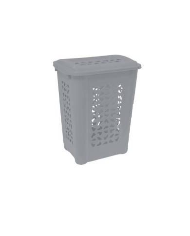 Kôš na špinavé prádlo UH 60 l 45x34x60 cm HAMPER severská šedá KLC