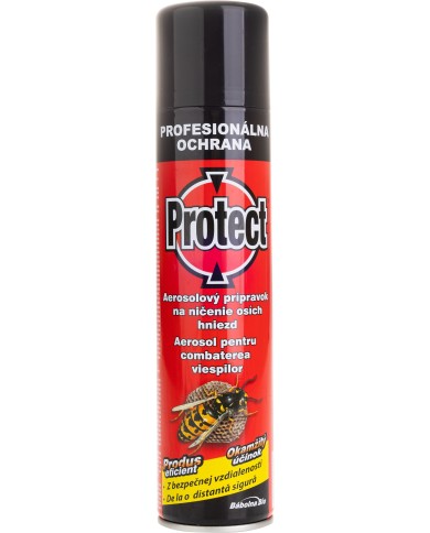 Sprej PROTECT, aerosol, na ničenie osích hniezd, 400 ml