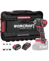 SET Uťahovák Worcraft CIW-S20LiBM-750 ShareSYS, 20V Li-Ion, rázový, 800 Nm, 1/2" square, v kufríku