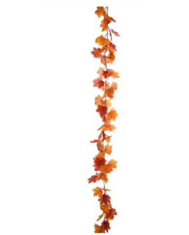 Girlanda jesenné lístie javor červ/oranž 177cm