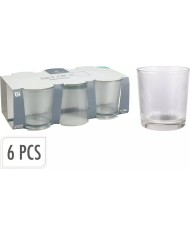 Pohár na vodu 280 ml sklo sada 6ks
