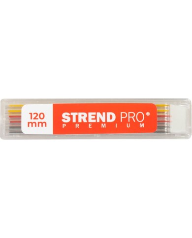 Tuha Strend Pro Premium, náhradná, pre tesársku ceruzku, značkovacia, 6 ks, mix farieb, 120 mm
