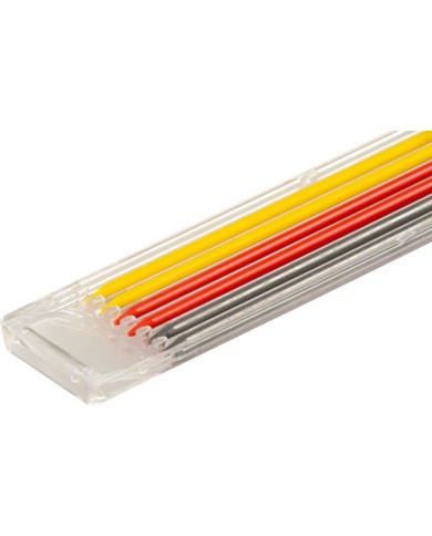 Tuha Strend Pro Premium, náhradná, pre tesársku ceruzku, značkovacia, 6 ks, mix farieb, 120 mm