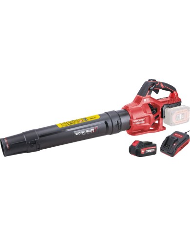 SET Fukár Worcraft CLB-S40LiBA ShareSYS, na lístie, 220 km/h, 2x20 V, 2x Akumulátor CLB-20V-4.0, 1x nabíjačka CLC-20V-2.4H