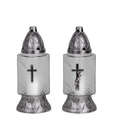 Kahanec Grave, sklo, Kríž, 20 h, 70 g, 24 cm, na hrob