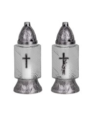Kahanec Grave, sklo, Kríž, 20 h, 70 g, 24 cm, na hrob