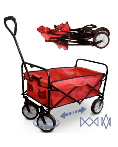 Vozík Praktik, skladací, PVC, 50 lit., max. 70 kg
