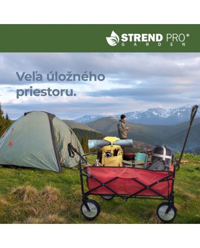 Vozík Praktik, skladací, PVC, 50 lit., max. 70 kg