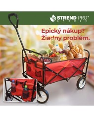 Vozík Praktik, skladací, PVC, 50 lit., max. 70 kg
