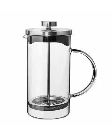Kanvica na kávu a čaj 350ml sitko-piest, nerez FRENCH PRESS