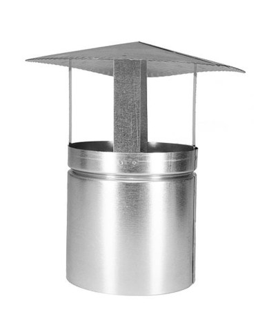 Strieška komínová 145 mm, plechová strieška na komín