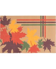 Rohožka MagicHome, pred dvere, Autumn, plast/latex, 40x60 cm
