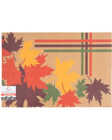 Rohožka MagicHome, pred dvere, Autumn, plast/latex, 40x60 cm