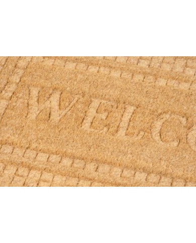 Rohožka MagicHome, pred dvere, Welcome, plast, 45x75 cm