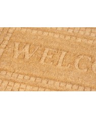 Rohožka MagicHome, pred dvere, Welcome, plast, 45x75 cm