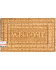 Rohožka MagicHome, pred dvere, Welcome, plast, 45x75 cm