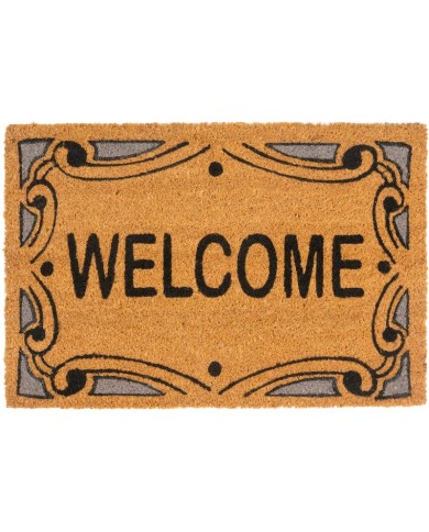 Rohožka MagicHome, pred dvere, Welcome, kokos/pvc, 40x60 cm