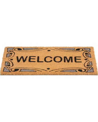 Rohožka MagicHome, pred dvere, Welcome, kokos/pvc, 40x60 cm