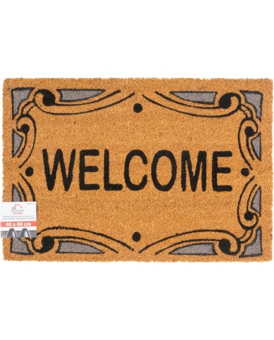 Rohožka MagicHome, pred dvere, Welcome, kokos/pvc, 40x60 cm