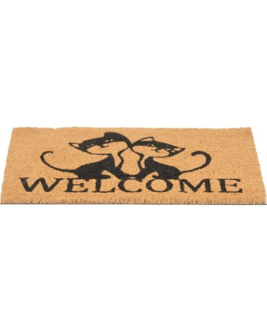 Rohožka MagicHome, pred dvere, Welcome, kokos/pvc, 40x60 cm