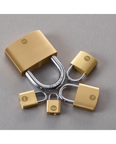 Zámok Yale Y110B/40/140/1, Standard Security, visiaci, s dlhým tŕňom, 40 mm, 3 kľúče