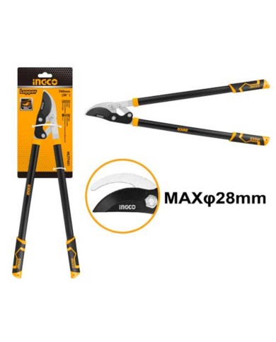 Nožnice záhradné na konáre 76cm INGCO s prevodom Industrial KLC