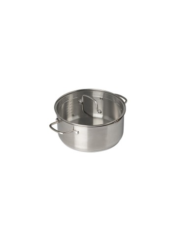 Kastról nerez 4L, 24cm + pokrievka INFINITY PYREX