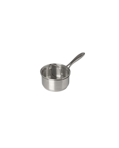 Kastról nerez 1,25L, 16cm s rúčkou + pokrievka INFINITY PYREX