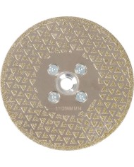 Kotúč Strend Pro Premium, 125 mm, M14, diamantový, rezný a brúsny, obojstranný