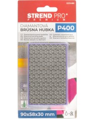 Hubka Strend Pro Premium, 90x58x30 mm, P400, brúsna, diamantová, pre obkladačov