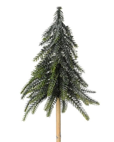Ozdoba zapichcovacia stromček osnežený 25cm