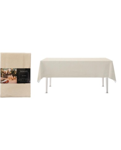 Obrus vianočný 240x140 cm polyester zlatý