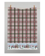 Utierka kuchynská bavlnená tkaná Vianoce MIKULÁŠOVO 3ks, 50x70cm, 270 g/m2