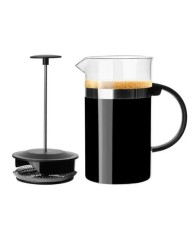 Kanvica na kávu a čaj 600ml sitko-piest, nerez FRENCH PRESS