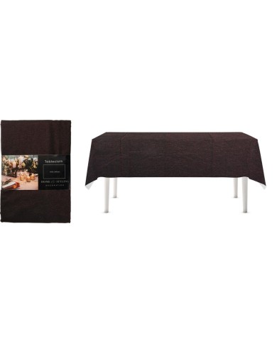 Obrus vianočný 240x140 cm polyester čierny