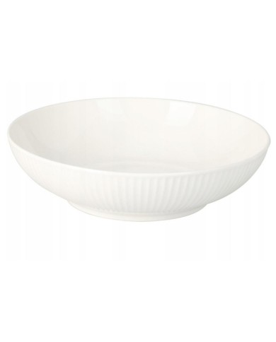 Tanier hlboký 20 cm porcelán biely SIAKI