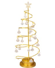Dekorácia MagicHome Vianoce, Stromček, 30xLED teplá biela, IP20, 2xAA, 40 cm