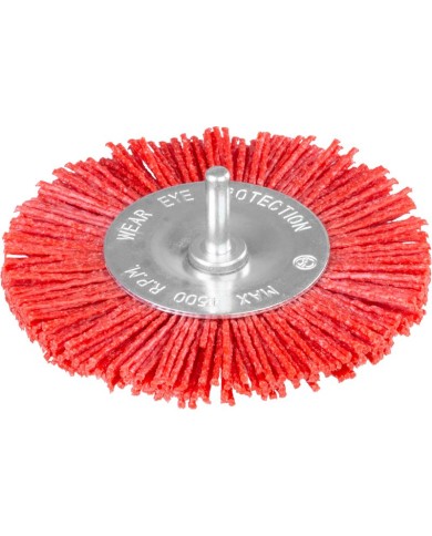 Kefa Strend Pro AWB-038, 100 mm, okružná, nylon, so stopkou